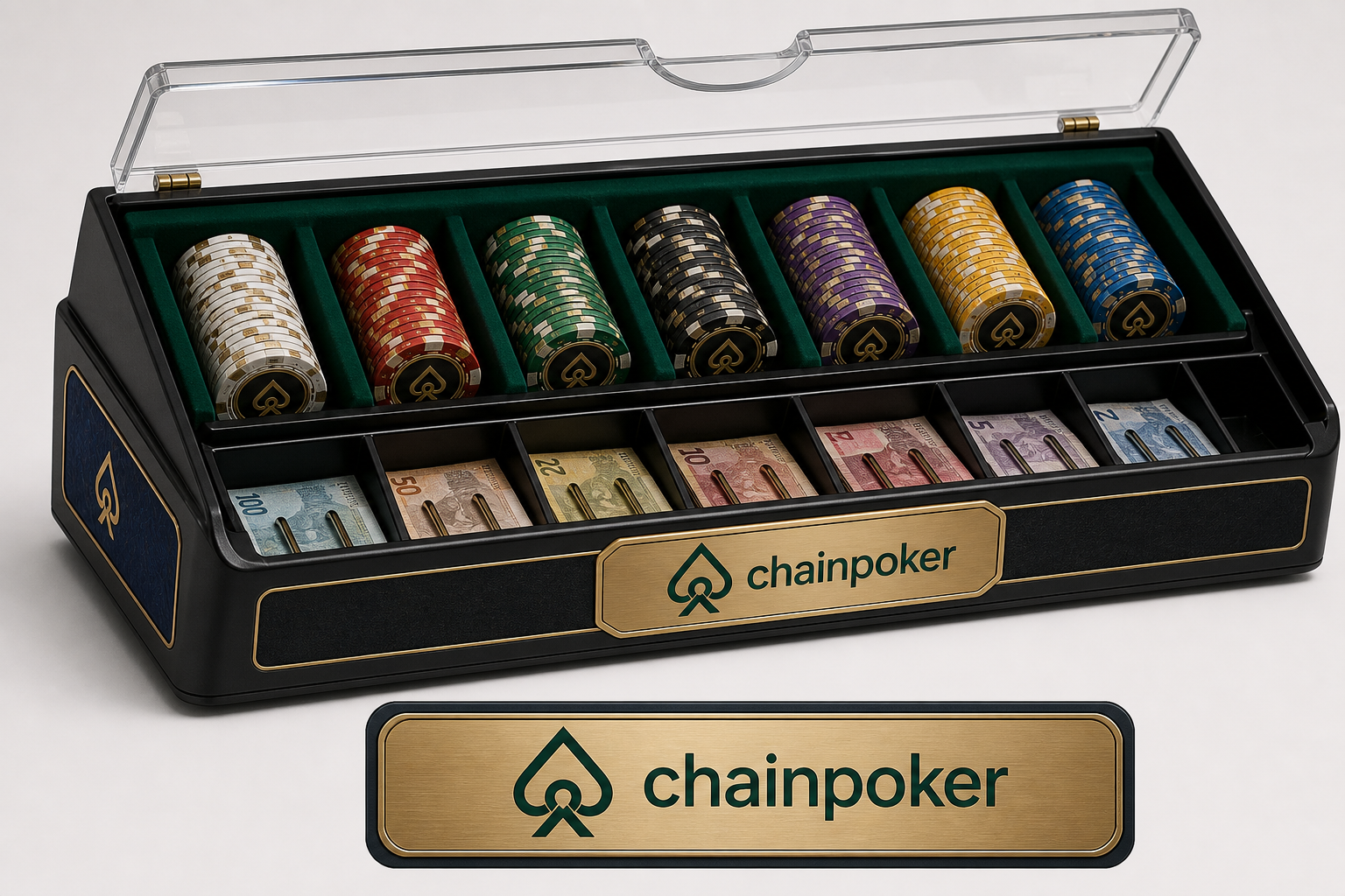 ChainPoker table accessory set